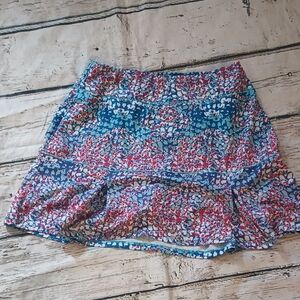 Reel Legends Reel Tec Red White Blue Scale Print Skort S